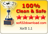 XorIt 1.1 Clean & Safe award